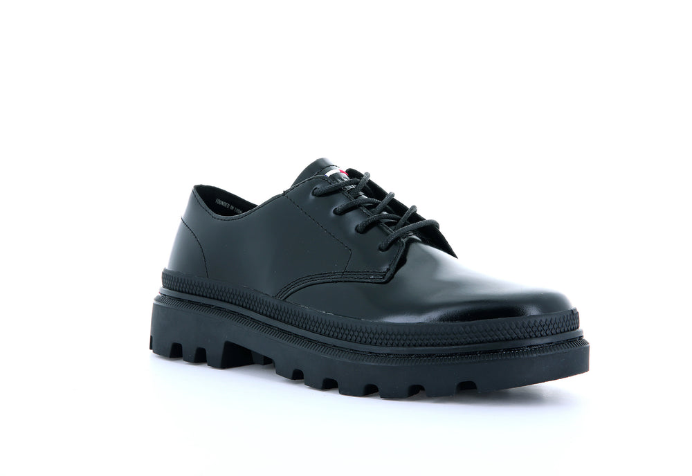 Zapatos Bajos Palladium PALLATROOPER OX-1 Mujer Negras | Costa Rica-42678